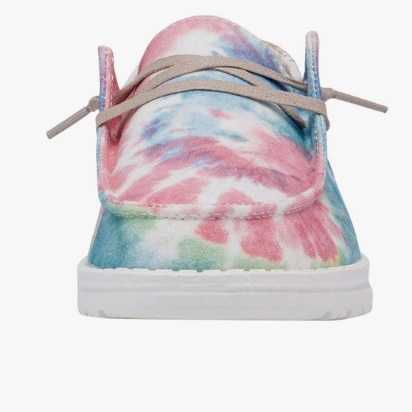 NWT HEY DUDE Wendy Boho TODDLER Girls Shoes Tie Dye - Picture 5 of 6